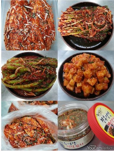 김치세트메뉴(총각김치1kg 오이소박이800g 갓김치1kg또는 깻잎500g)